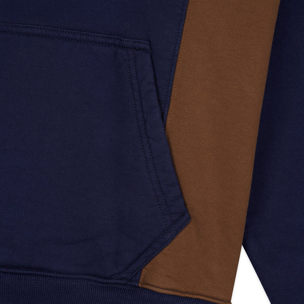 Brain Dead - Men's Mendoza Cropped Hooded Sweatshirt - (Navy)