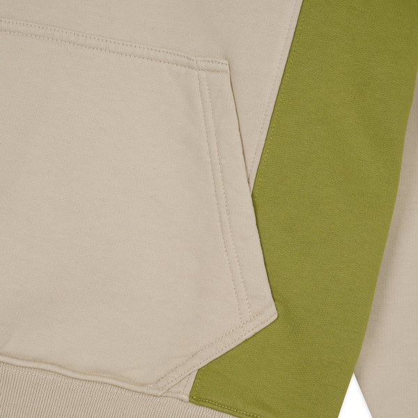 Brain Dead - Men's Mendoza Cropped Hooded Sweatshirt - (Tan)