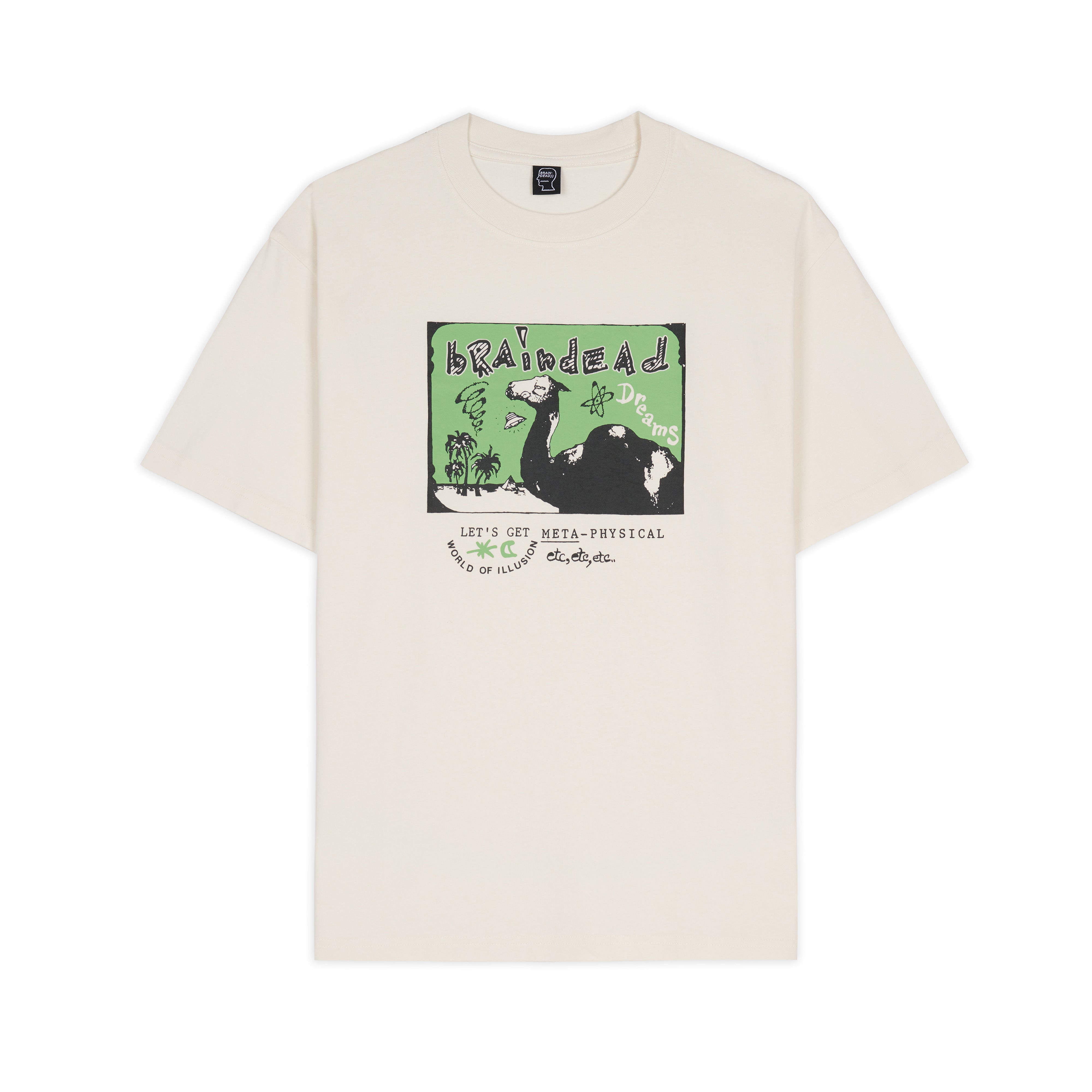 Brain Dead: Men's Meta-Physical T-Shirt (Natural) | DSMNY E-SHOP