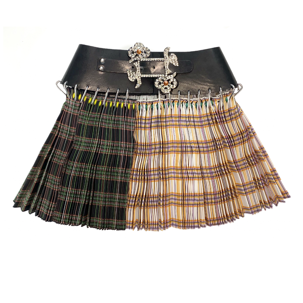 Chopova Lowena - Women's Borovets Mini Carabiner Skirt - (Multi/Plaid)