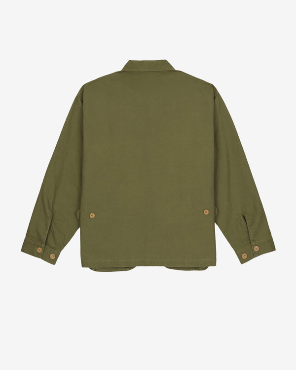 Brain Dead - Men's Military Shirt Jacket - (Army)