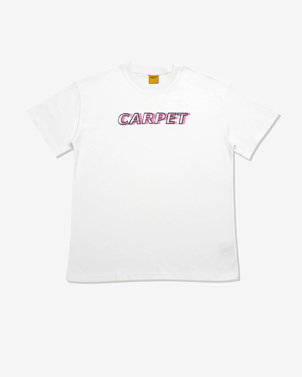 Carpet Company - Men's Misprint Metallic Pink T-Shirt - (White)
