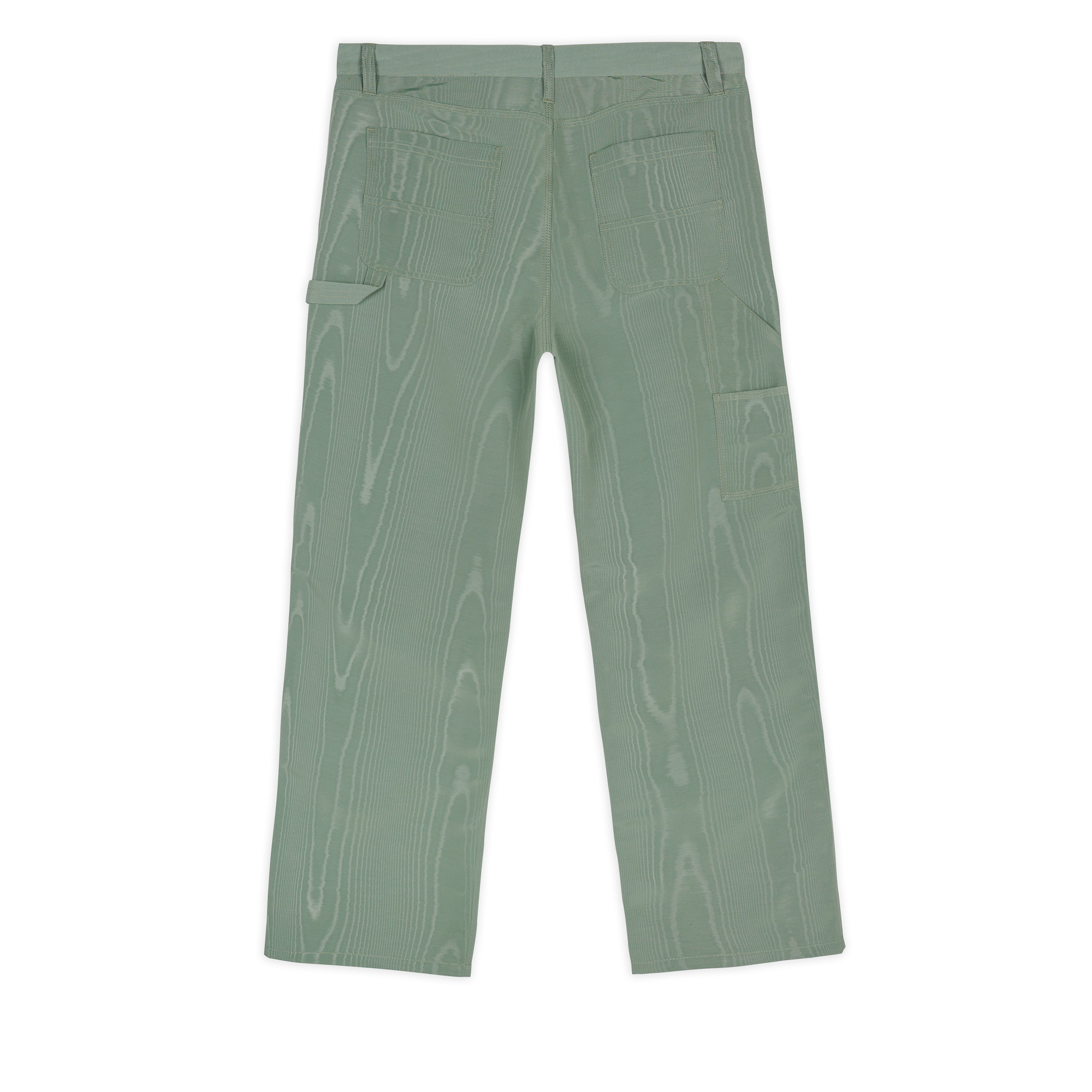 Brain Dead: Men's Moire Double Knee Pant (Seafoam) | DSMNY E