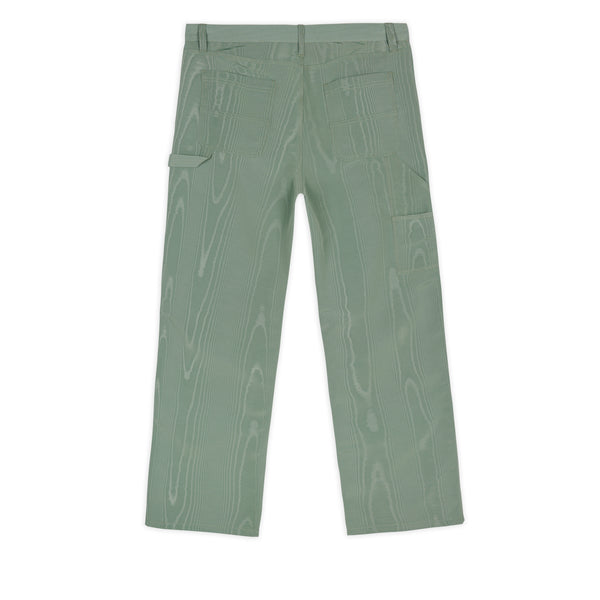 Brain Dead - Men's Moire Double Knee Pant - (Seafoam)
