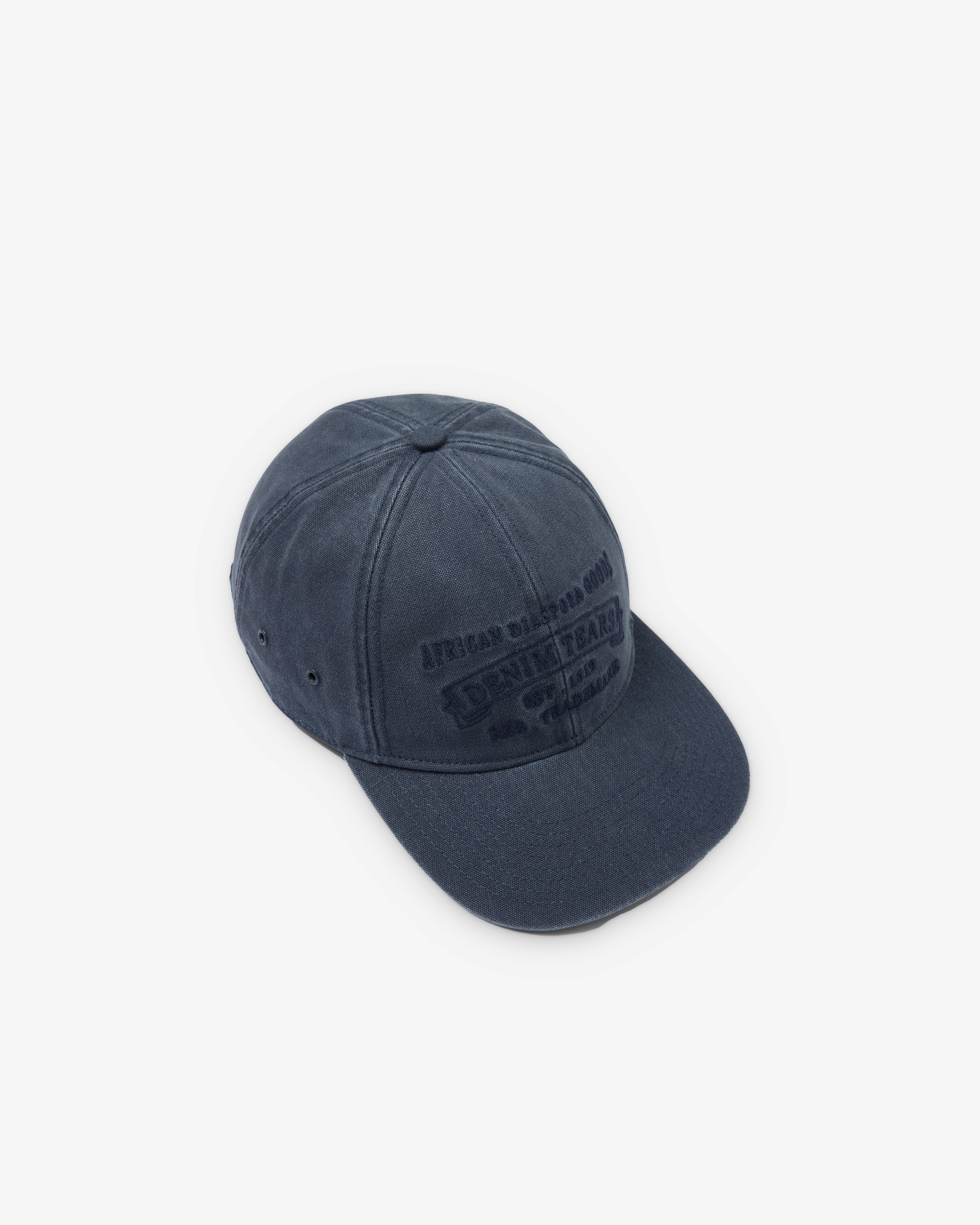 Denim Tears: Men's Mono ADG Stamp Cap (Blue) | DSMNY E-SHOP