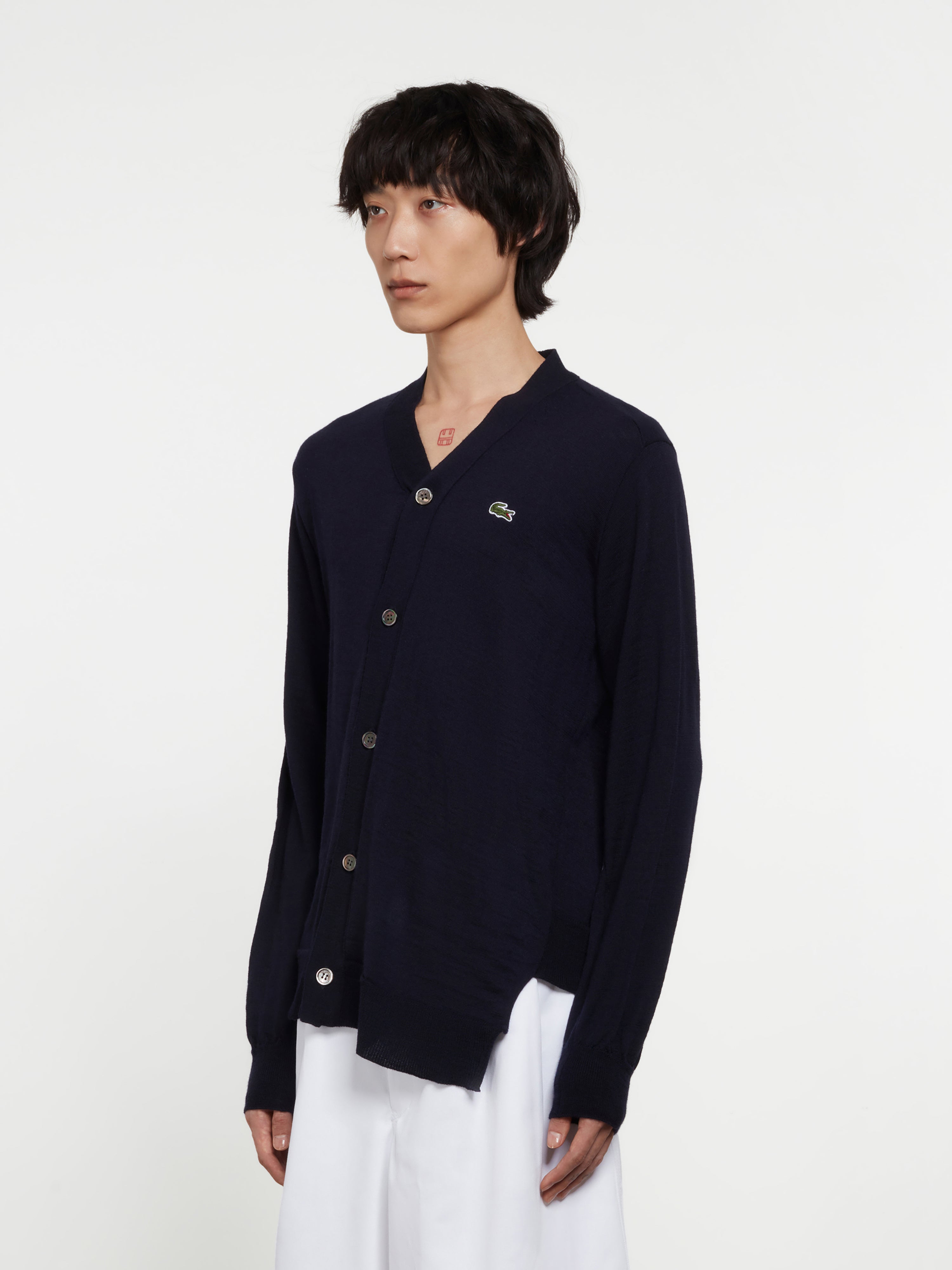 CDG Shirt - Lacoste Knit Cardigan - (Black) – DSMNY E-SHOP