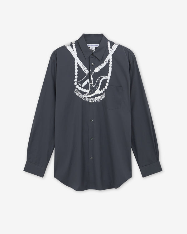CDG Shirt - Men's A$AP Nast Chain Shirt - (Grey)