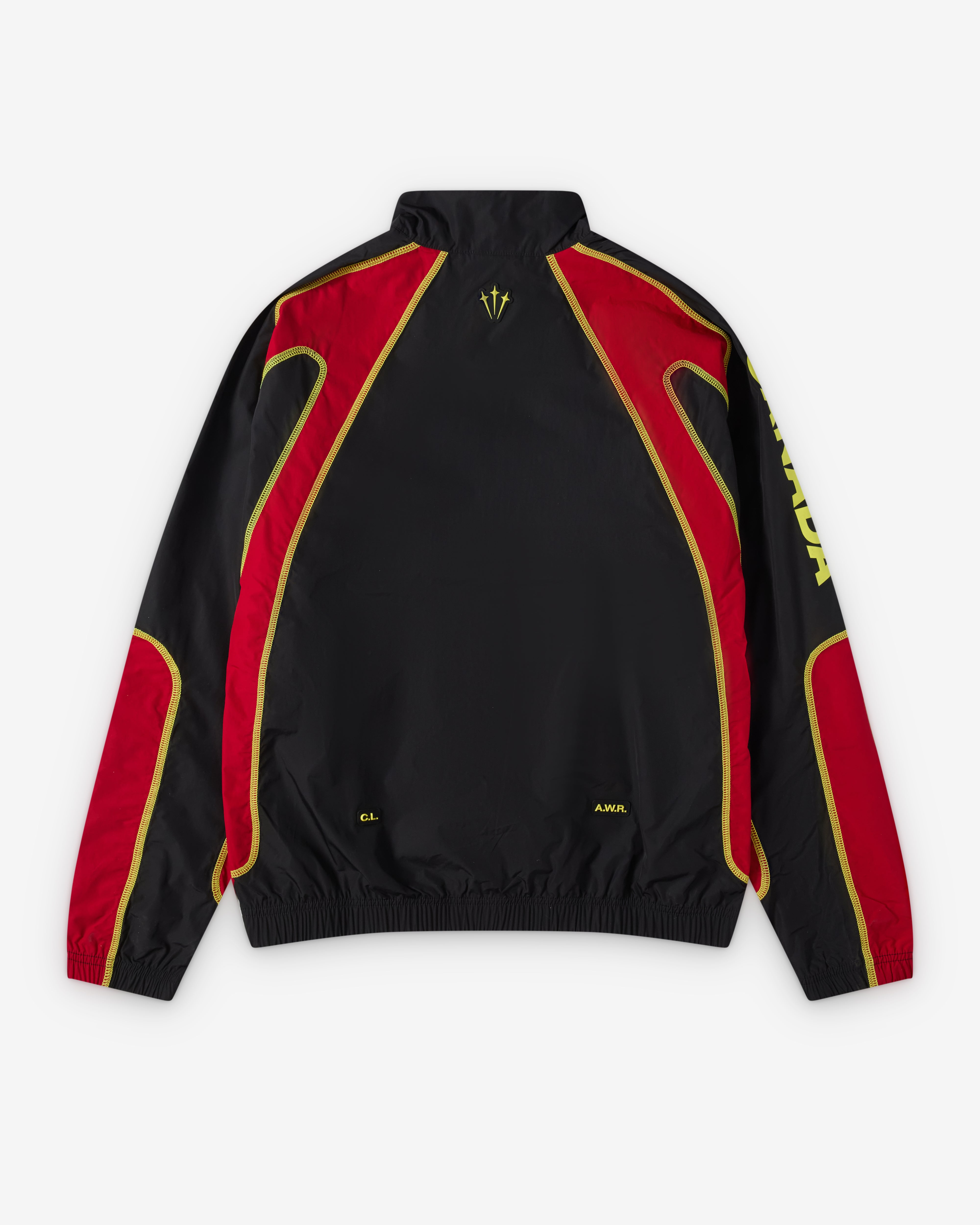Nike: Men's Nocta X Canada Track Jacket (Black/Gym Red) | DSMNY E-SHOP