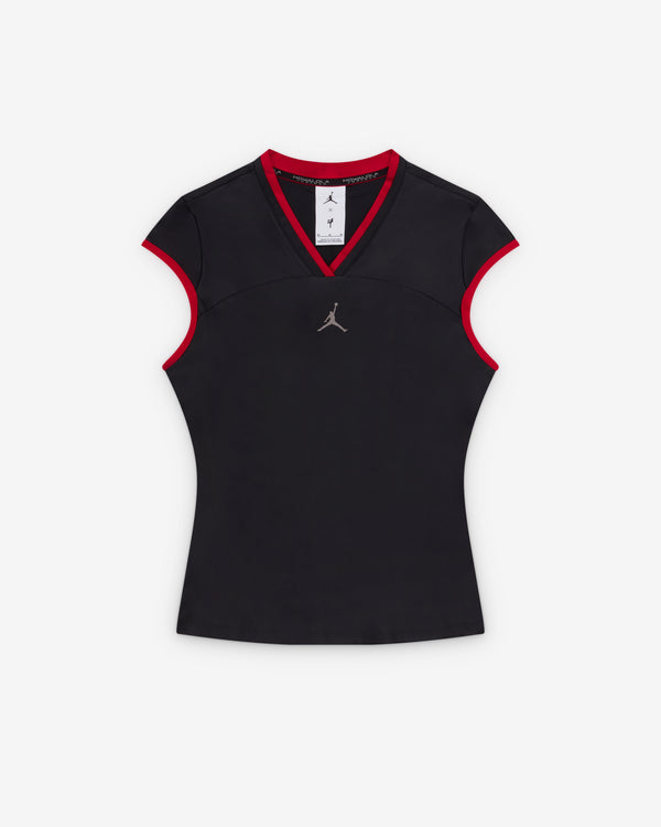 Jordan - Mowalola Sleeveless Top - (Black/Gym Red)