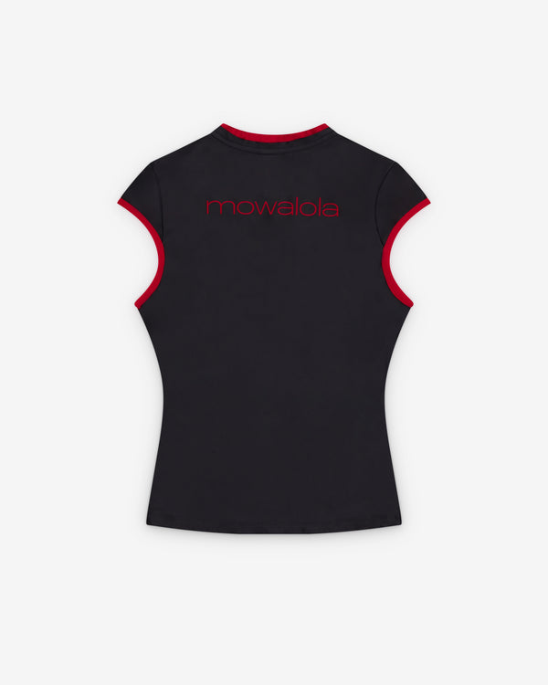Jordan - Mowalola Sleeveless Top - (Black/Gym Red)