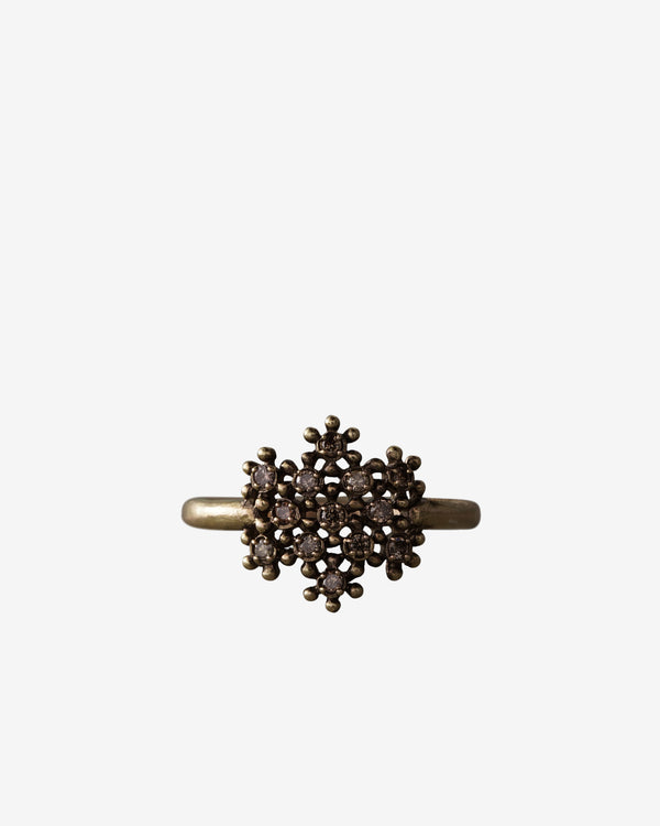 Noguchi Bijoux - Brown Diamond Ring - (Yellow Gold)