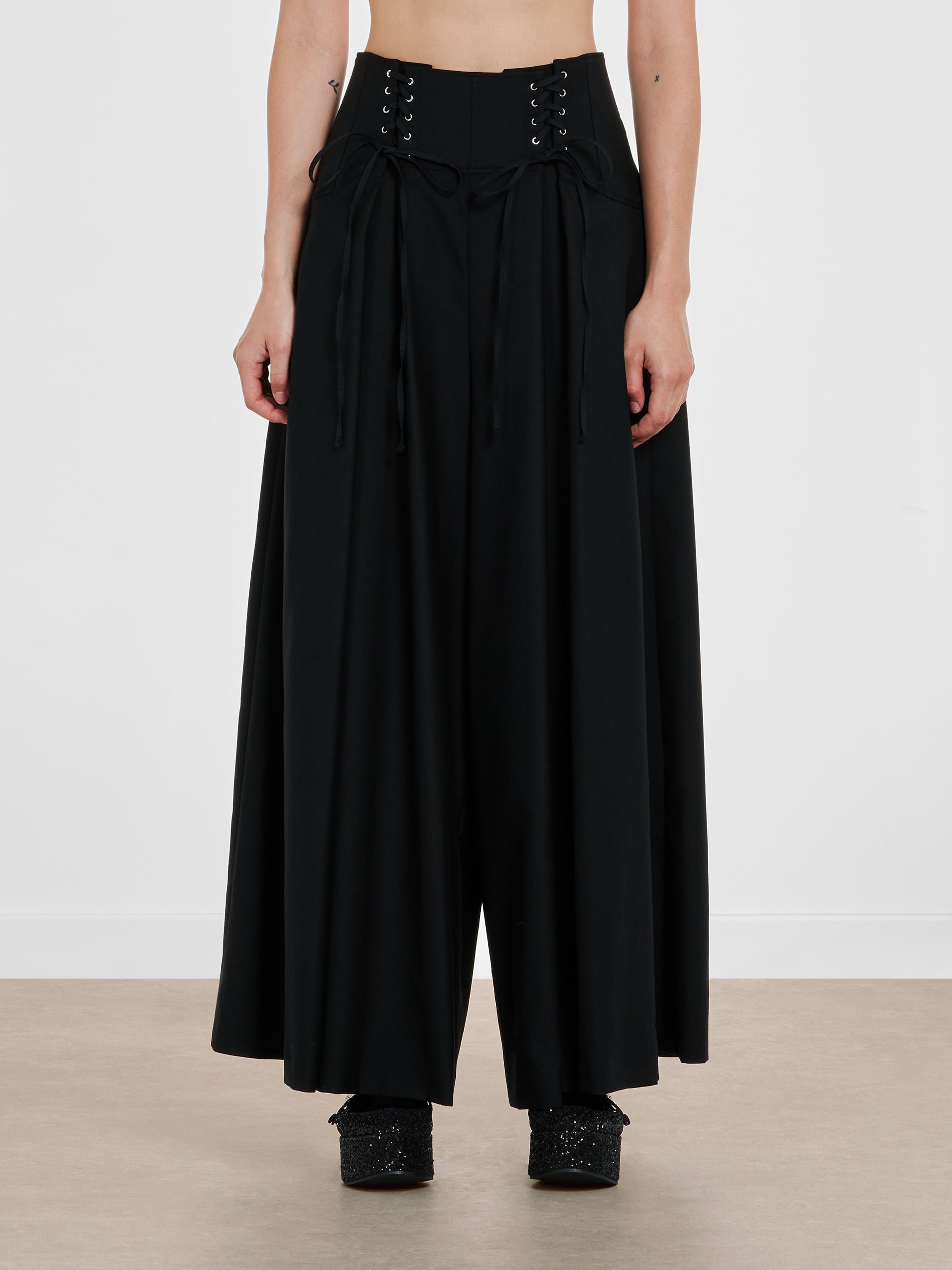 Noir Kei Ninomiya - Women's Wool Gabardine Pants - (Black)