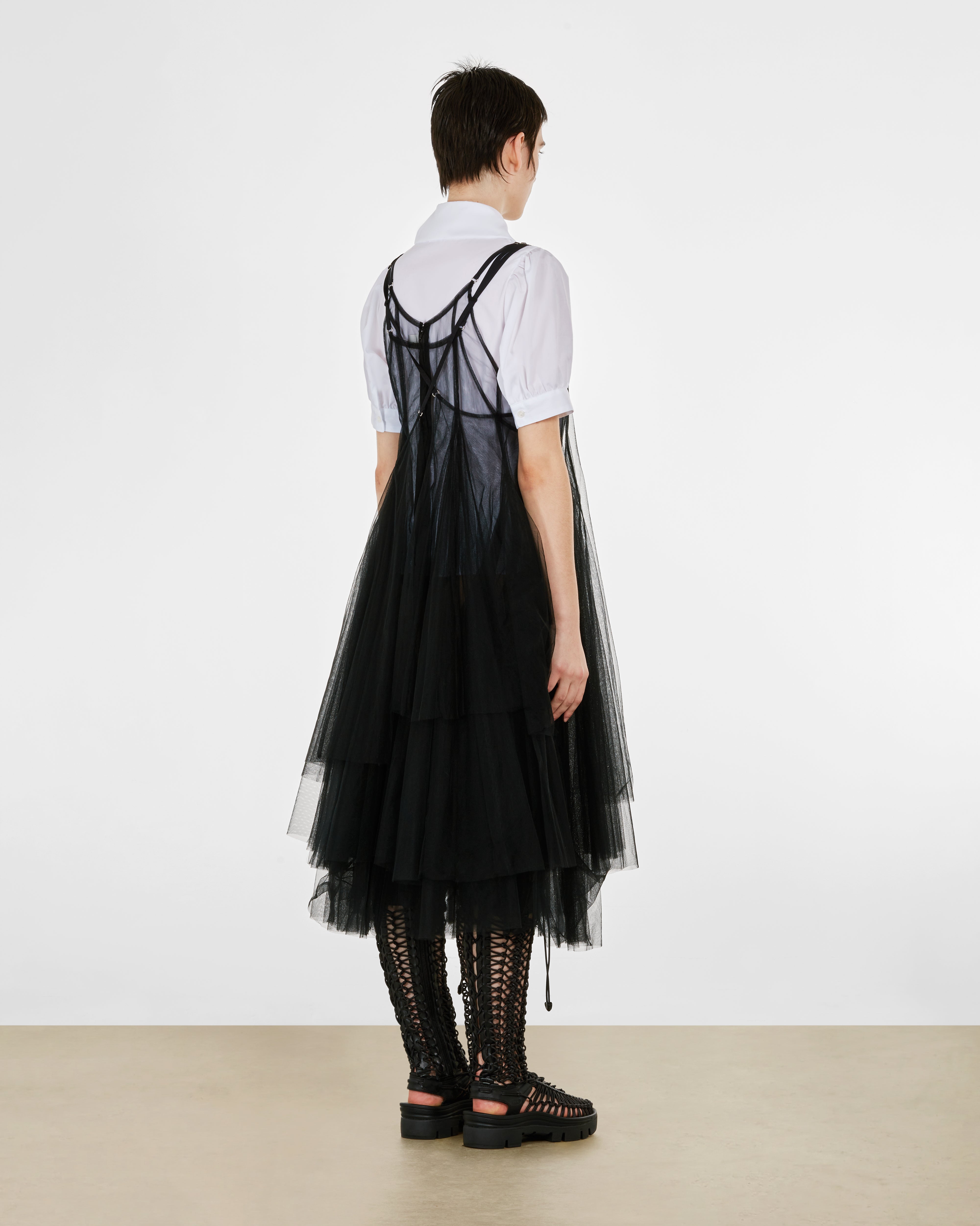 Noir Kei Ninomiya - Women's Layered Tulle Dress - (Black)