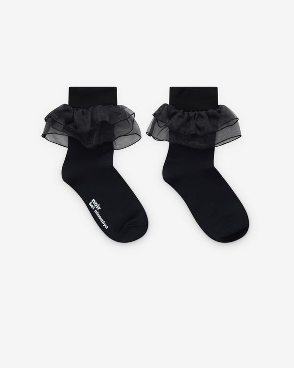 Noir Kei Ninomiya - Women's Ruffle Ankle Socks - (Black)