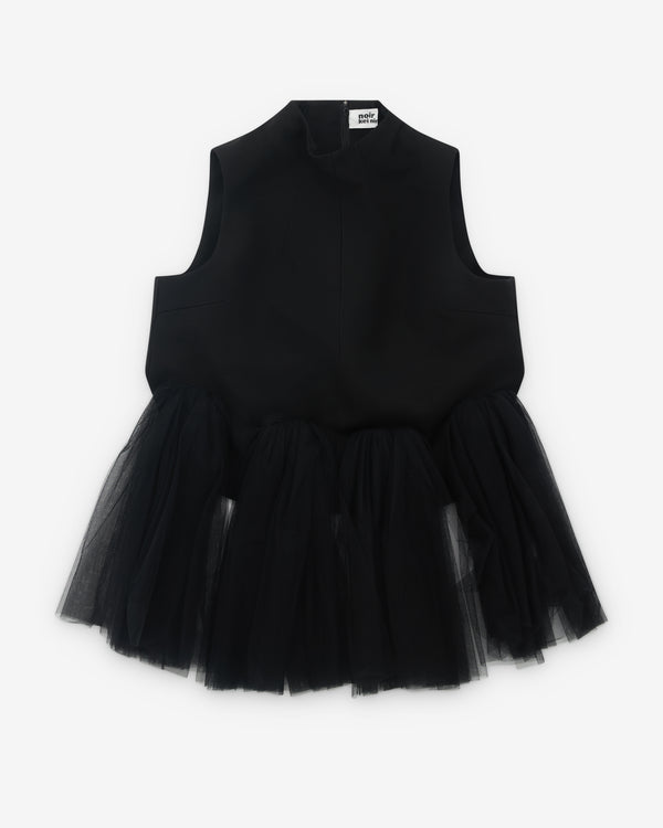 Noir Kei Ninomiya - Women's Peplum Tulle Top - (Black)