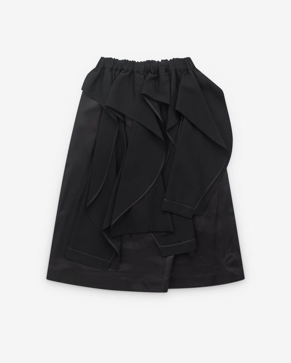 Noir Kei Ninomiya - Women's Cut Out Skirt - (Black)