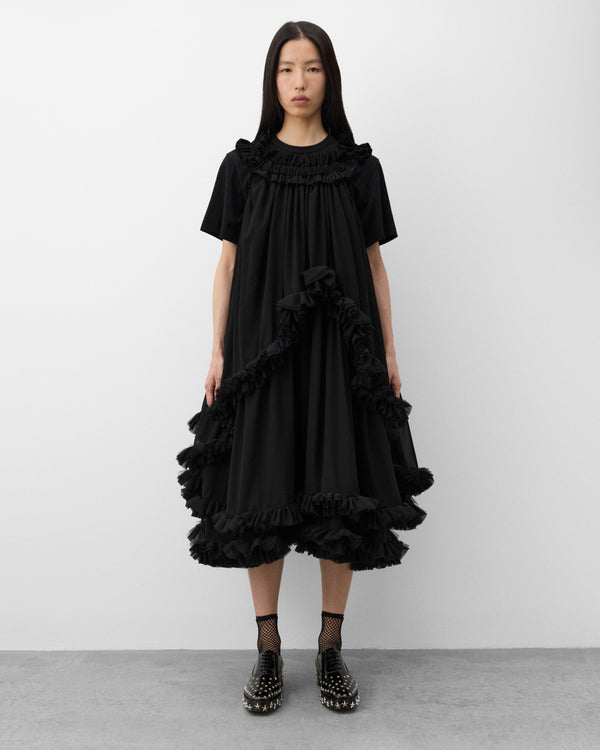 Noir Kei Ninomiya - Women's Tulle Maxi Dress - (Black)