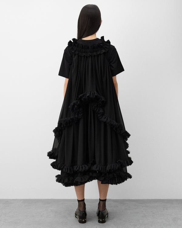 Noir Kei Ninomiya - Women's Tulle Maxi Dress - (Black)