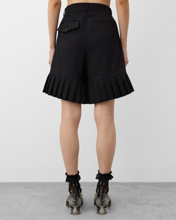Noir Kei Ninomiya - Women's Pleated Shorts - (Black)
