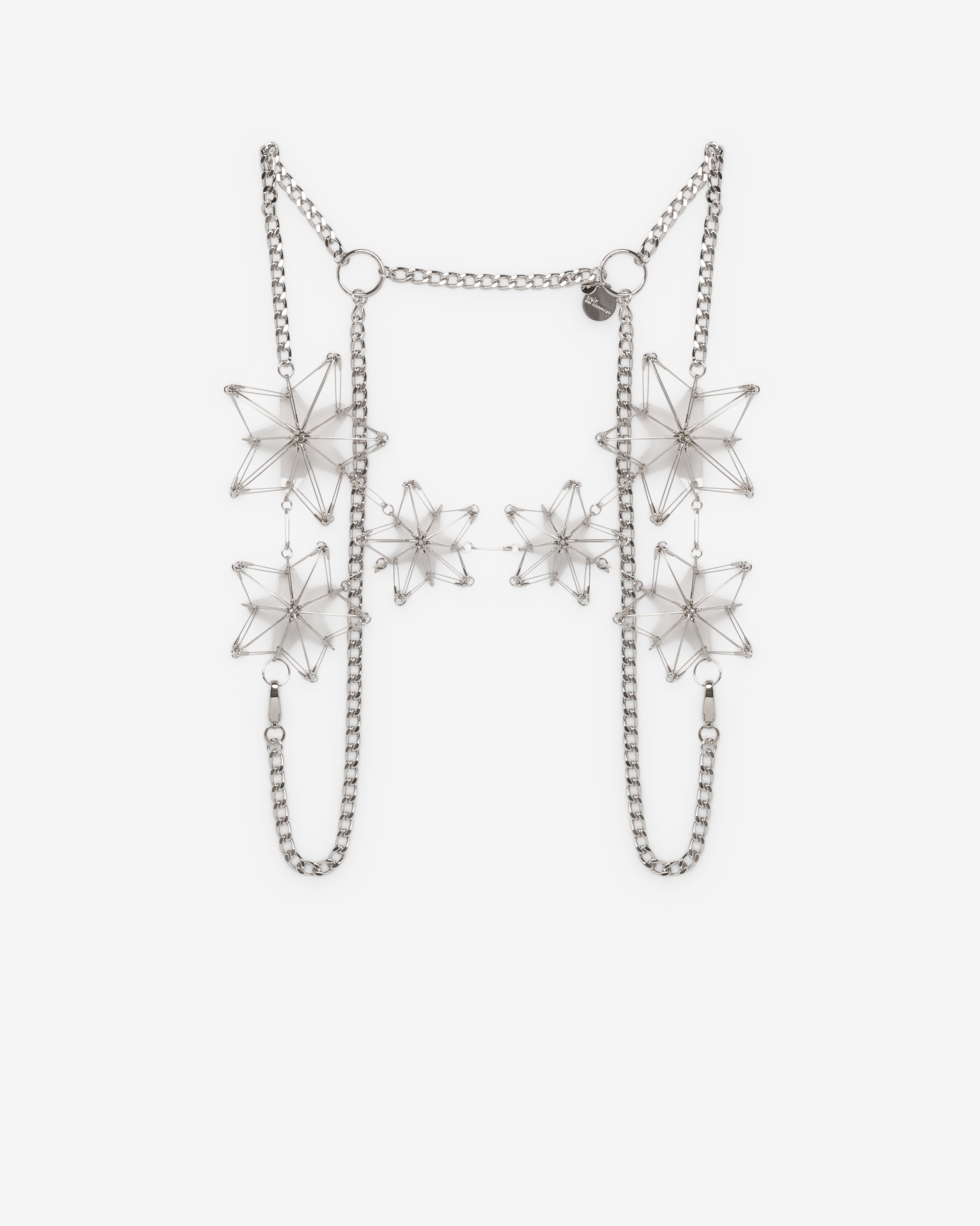 Noir Kei Ninomiya: Women's Chain Harness (Silver) | DSMNY E-SHOP