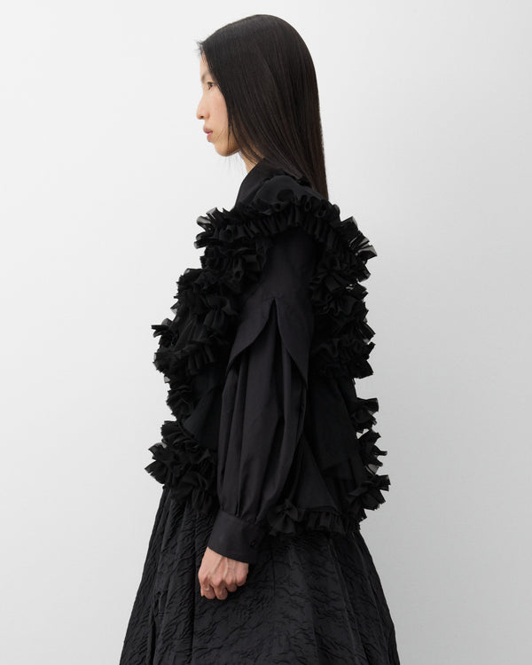 Noir Kei Ninomiya - Women's Tulle Vest - (Black)