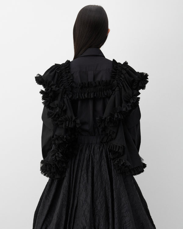 Noir Kei Ninomiya - Women's Tulle Vest - (Black)