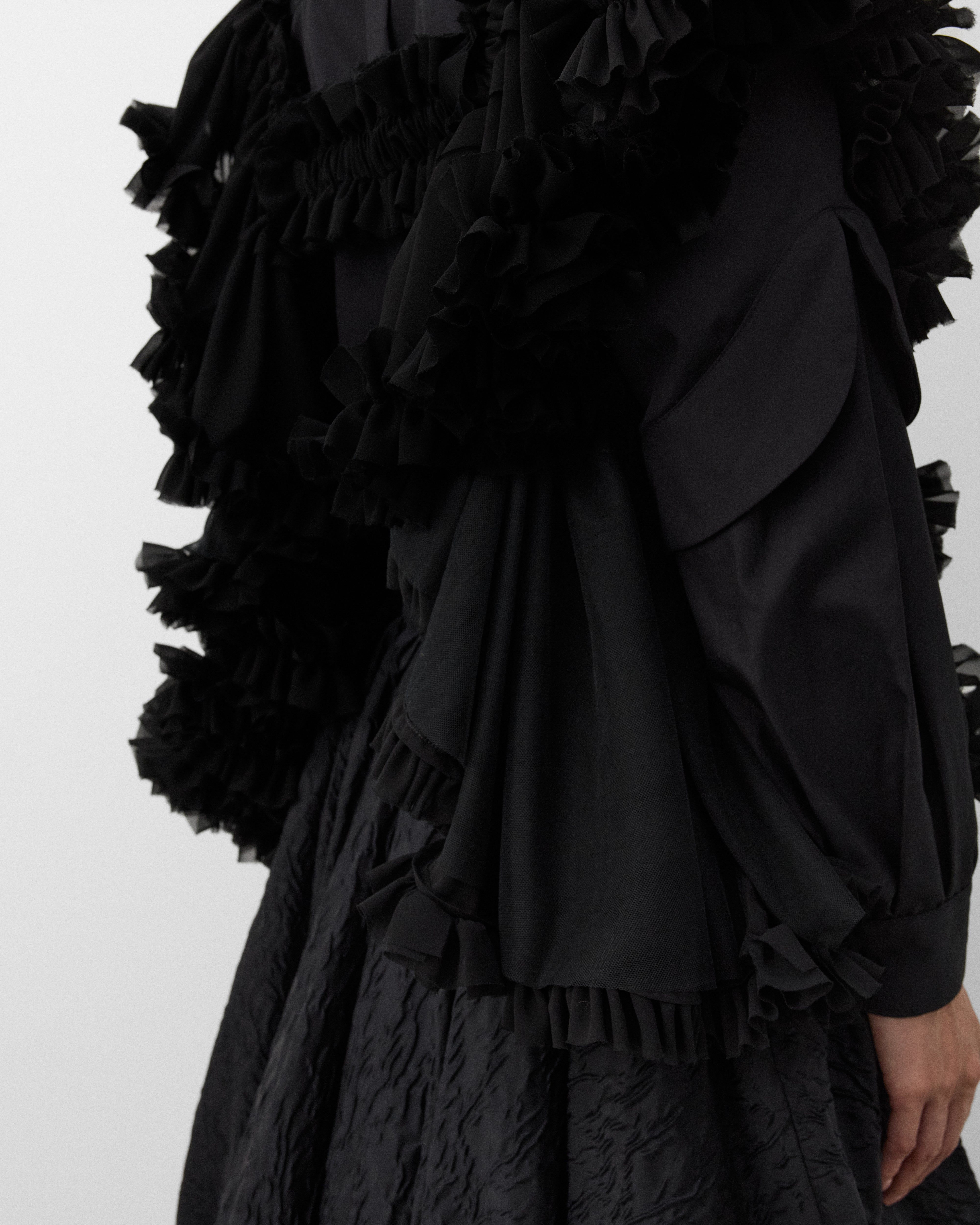 noir kei ninomiya 25SSチュールベスト Noir Kei Ninomiya: Women's Tulle Vest (Black) | DSMNY E-SHOP