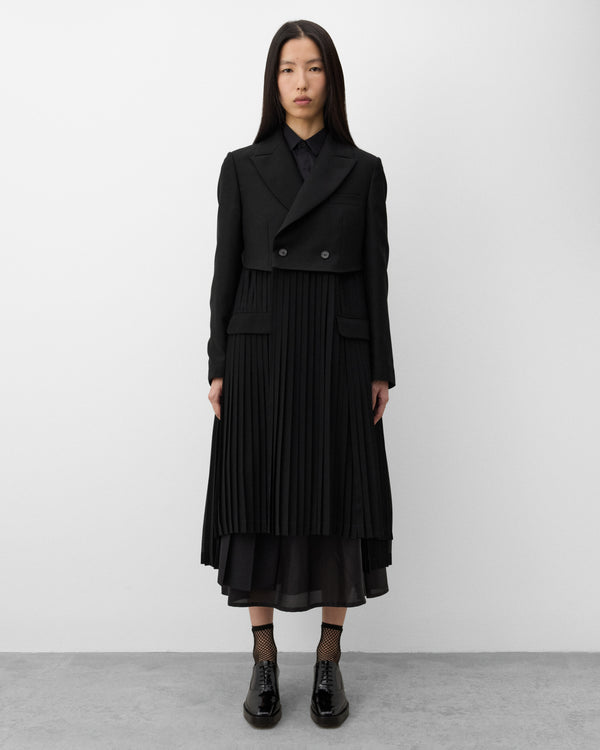 Noir Kei Ninomiya - Women's Pleated Blazer Coat - (Black)