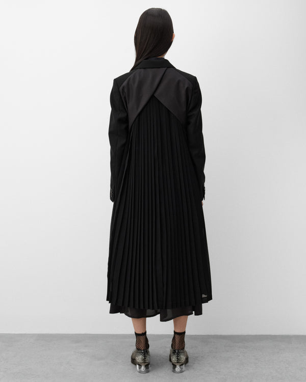 Noir Kei Ninomiya - Women's Pleated Blazer Coat - (Black)