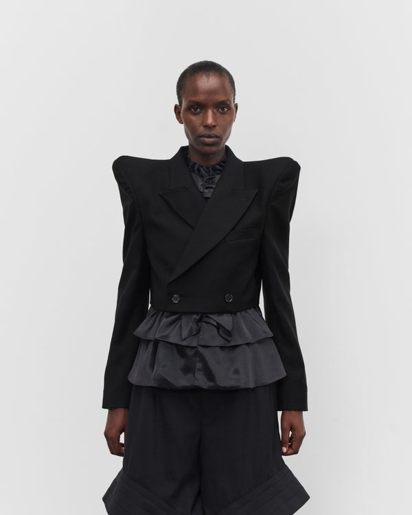 Noir Kei Ninomiya - Women's Cropped Blazer - (Black)
