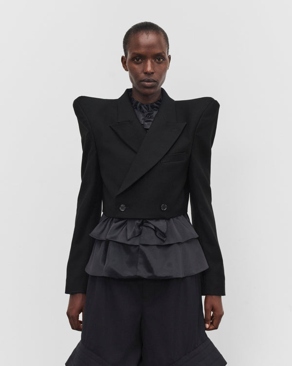 Noir Kei Ninomiya - Women's Cropped Blazer - (Black)