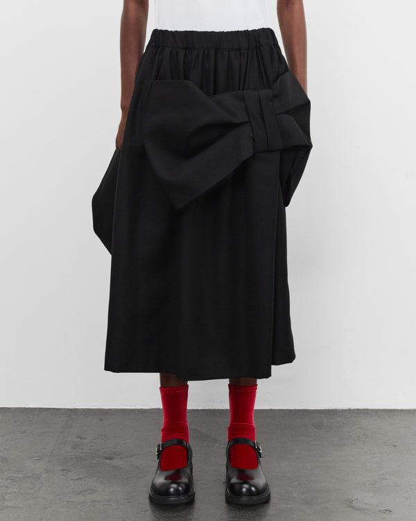 Noir Kei Ninomiya - Women's Oversized Bow Skirt - (Black)