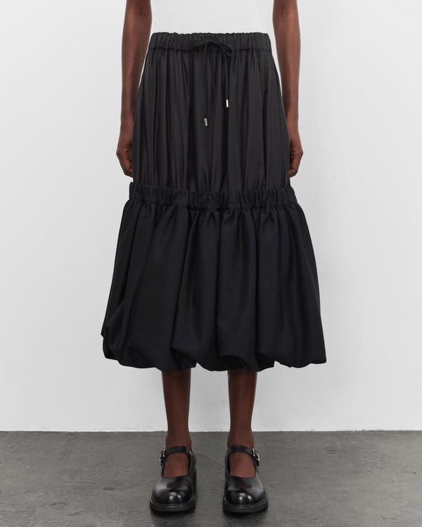 Noir Kei Ninomiya - Women's Two Tier Skirt - (Black)