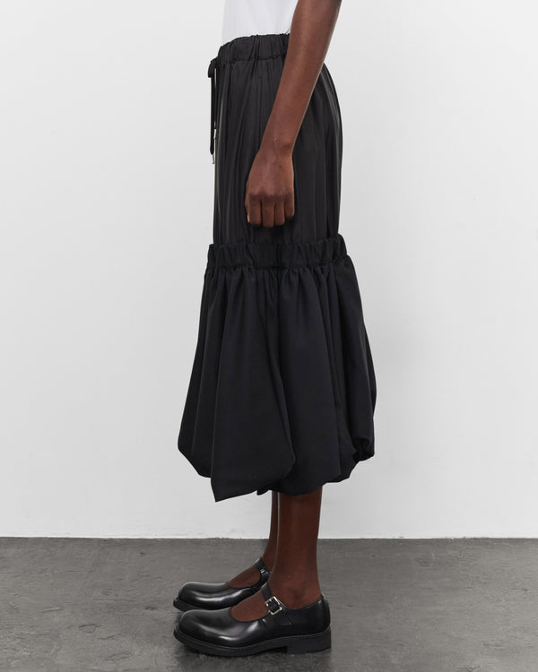 Noir Kei Ninomiya - Women's Two Tier Skirt - (Black)