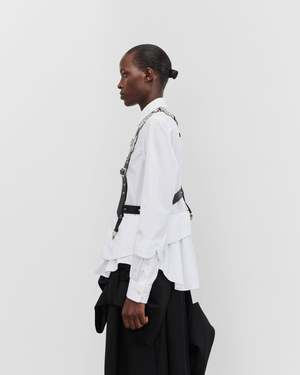Noir Kei Ninomiya - Women's Floral Suspender Vest - (Black)