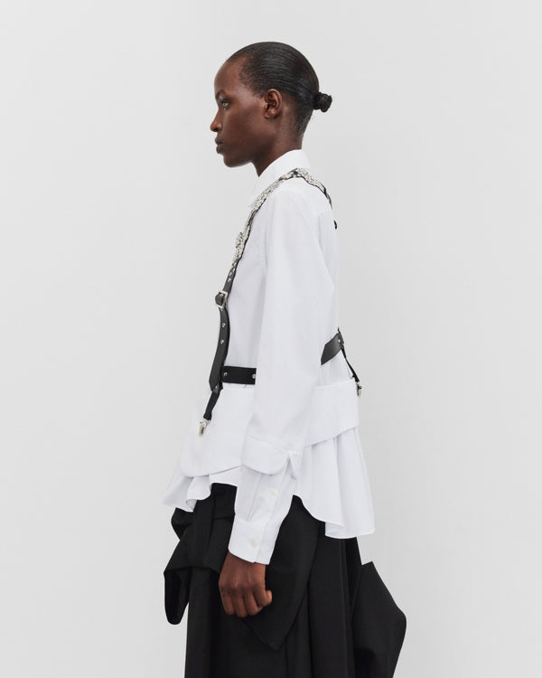 Noir Kei Ninomiya - Women's Floral Suspender Vest - (Black)