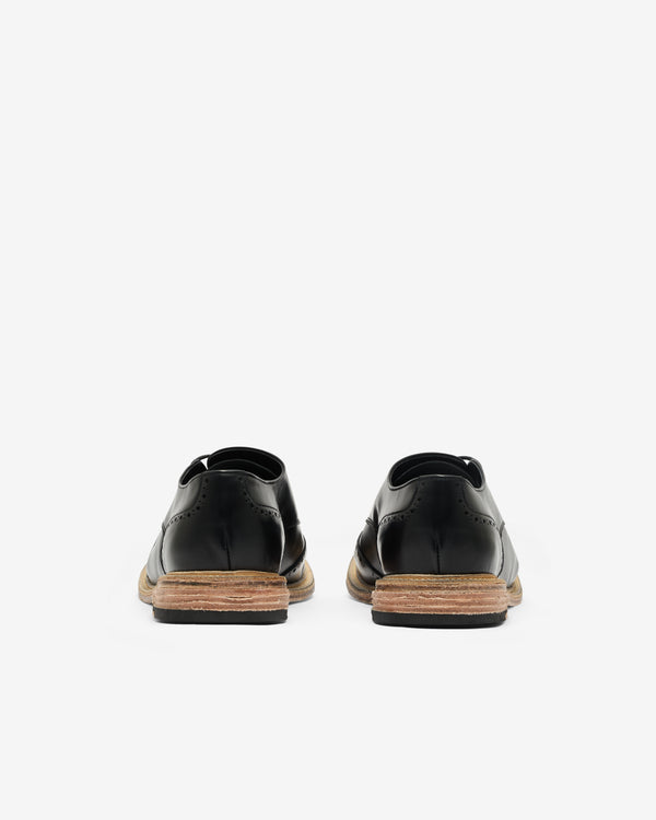 No Idea - Men's Big Foot Curved Wingtip Derby - (Black)