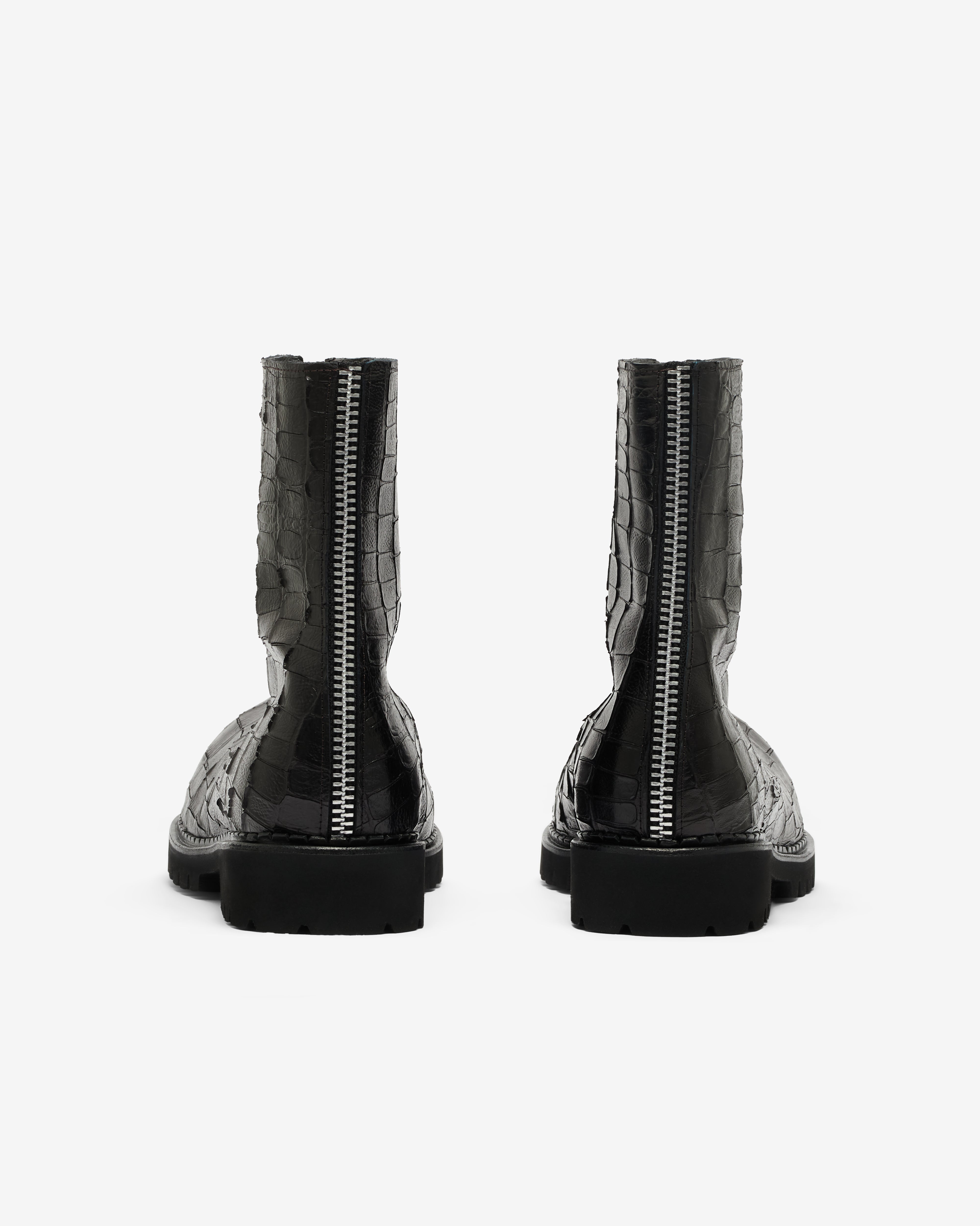No Idea: Men's Big Foot 2 Zip 2 Layer Boots (Black) | DSMNY E-SHOP