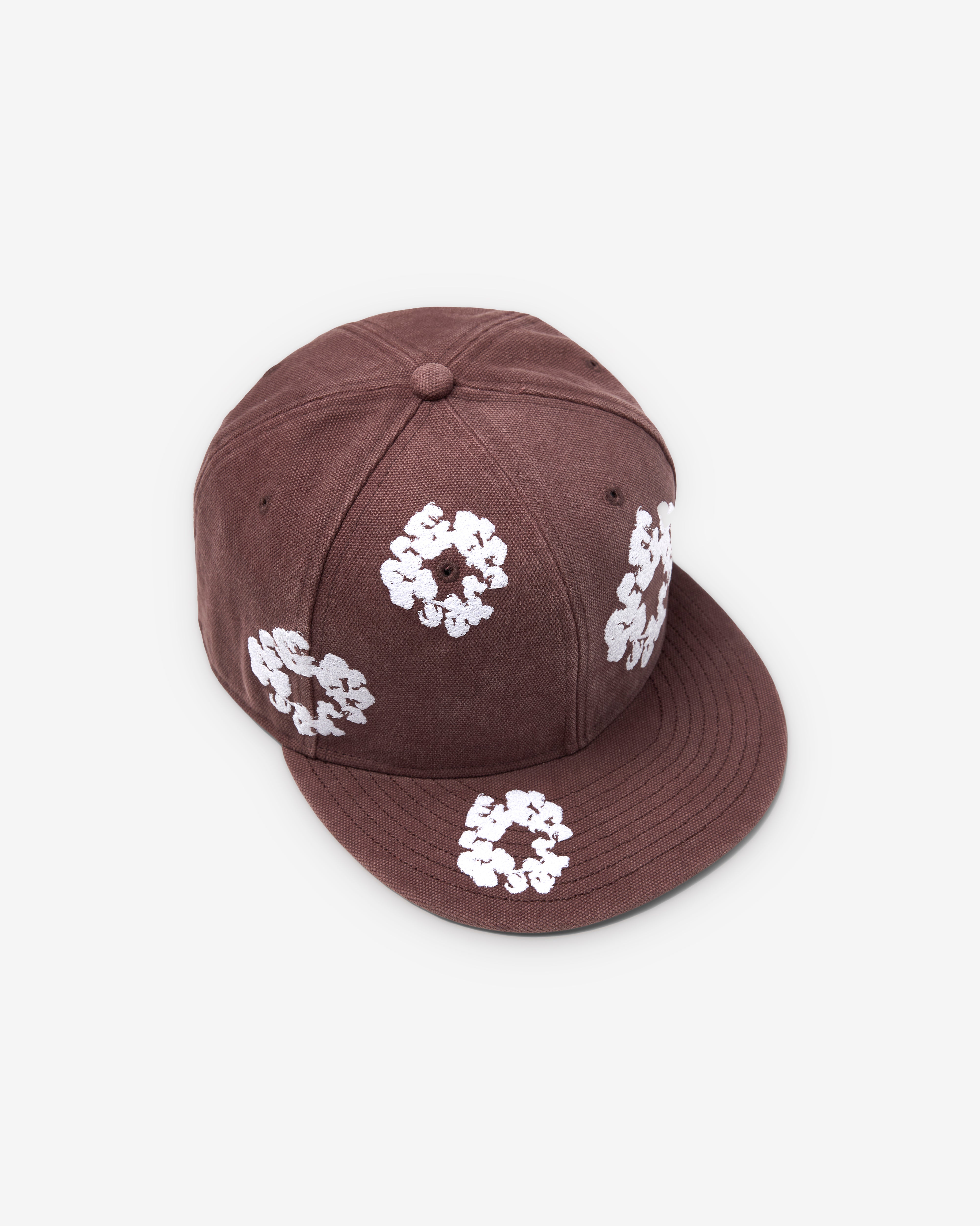 Denim Tears: Men's New Era Cotton Wreath 59/50 Fitted Cap (Brown