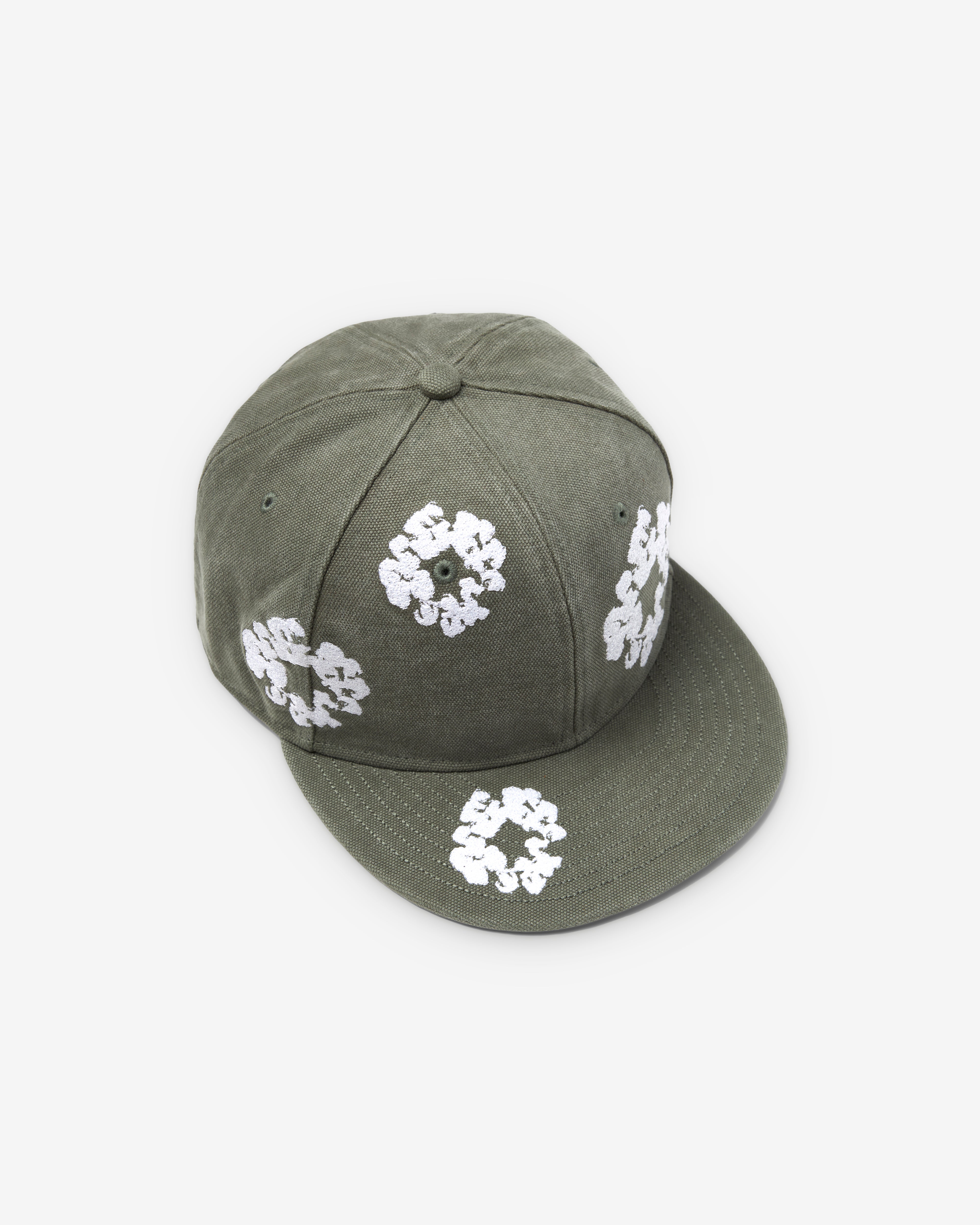 Denim Tears: Men's New Era Cotton Wreath 59/50 Fitted Cap (Green