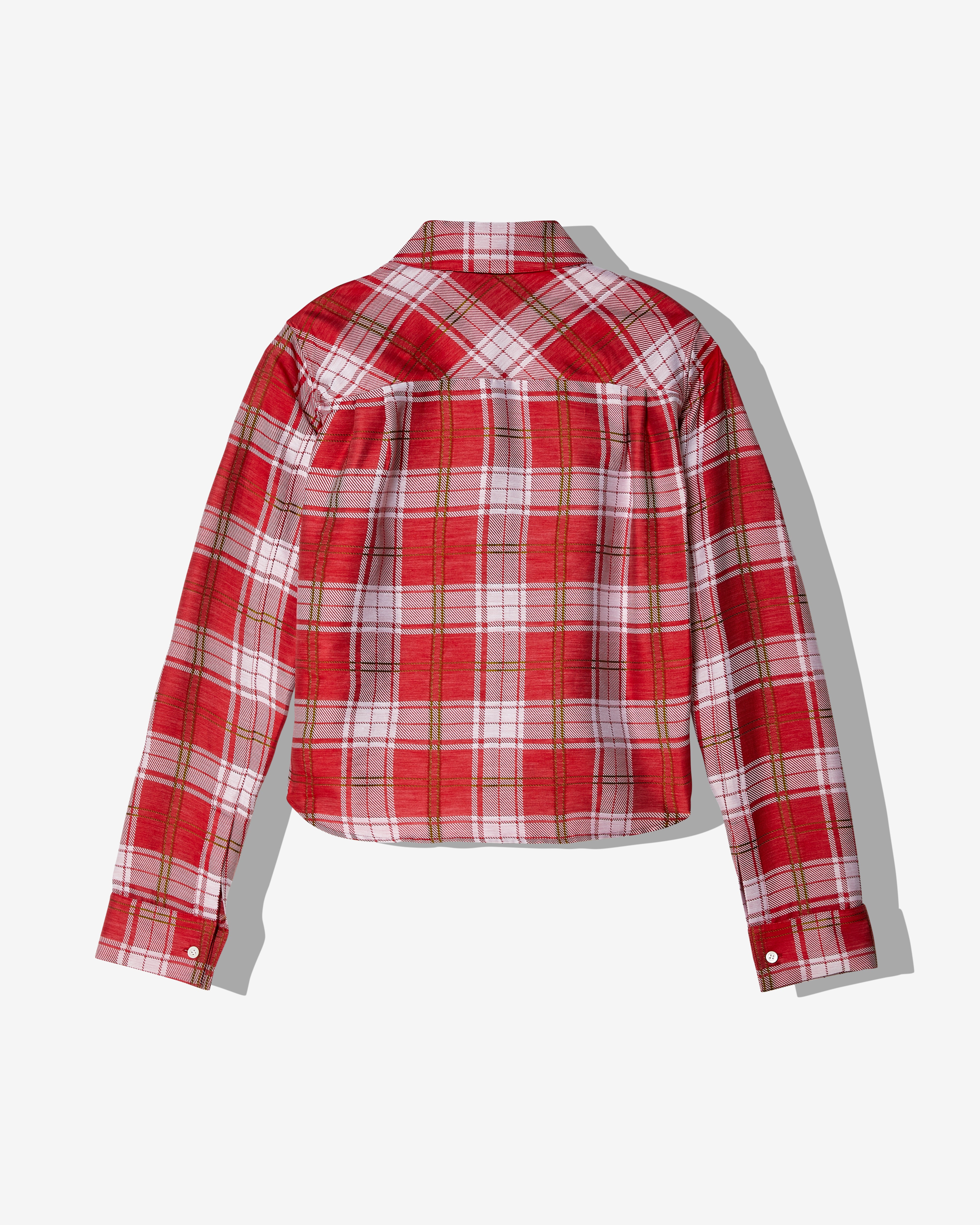 Loewe - Women's Plaid Shirt - (Red/White)