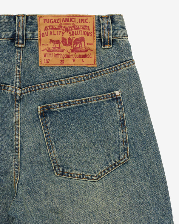Fugazi - Men's Novelty Jeans - (Mud Wash)