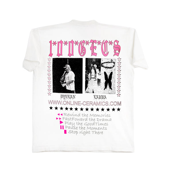 Online Ceramics x 100 Gecs - Men's Miss Bitch Tee - (White)