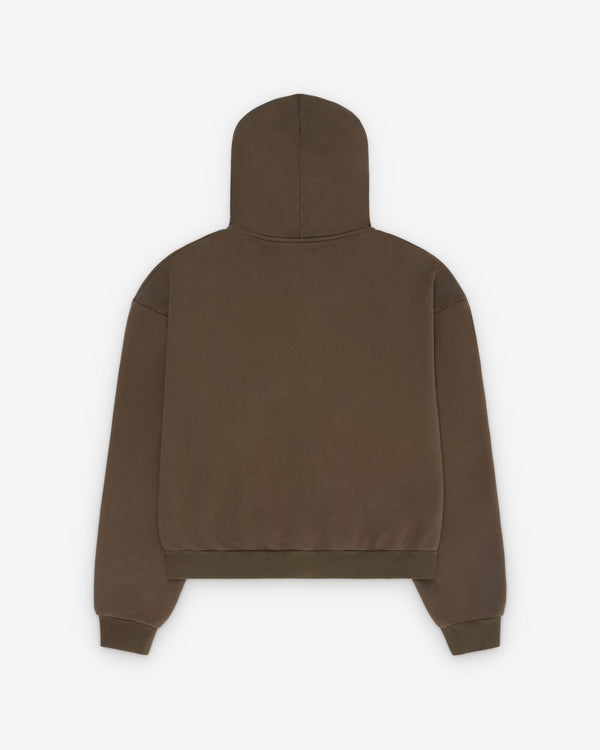 Fugazi - Men's Blood Chit Hoodie - (Olive)