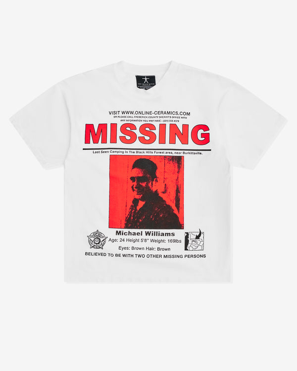 Online Ceramics - Men's The Blair Witch Missing T-Shirt - (White)