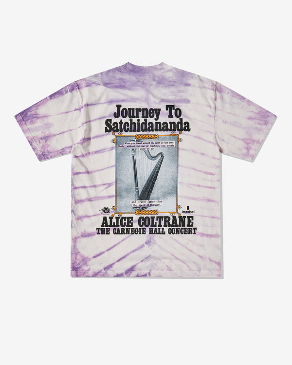 Online Ceramics - Alice Coltrane Men's The Earth Looks So Peaceful From Above T-Shirt - (Tie Dye)