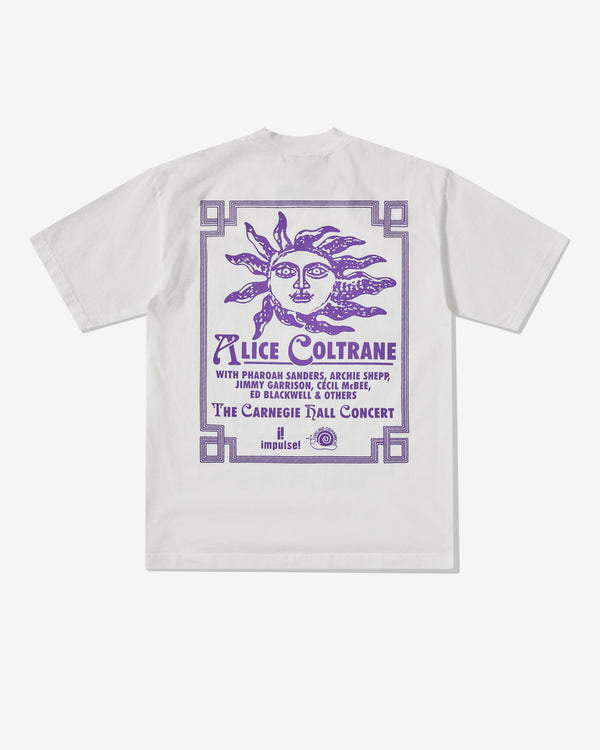 Online Ceramics - Alice Coltrane Men's Eternally Divine Music T-Shirt - (Off White)