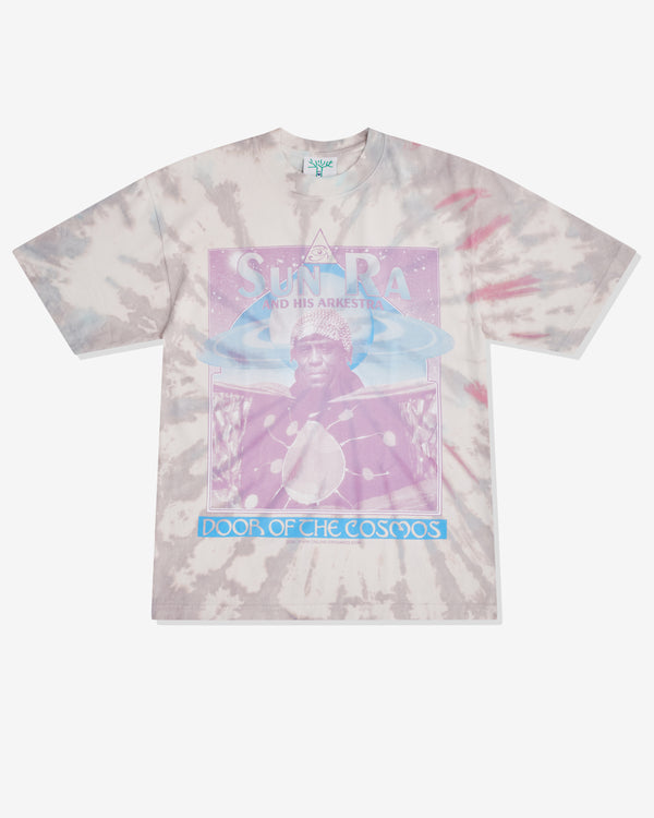 Online Ceramics - Men's Sun Ra Door Of The Cosmos T-Shirt - (Tie Dye)