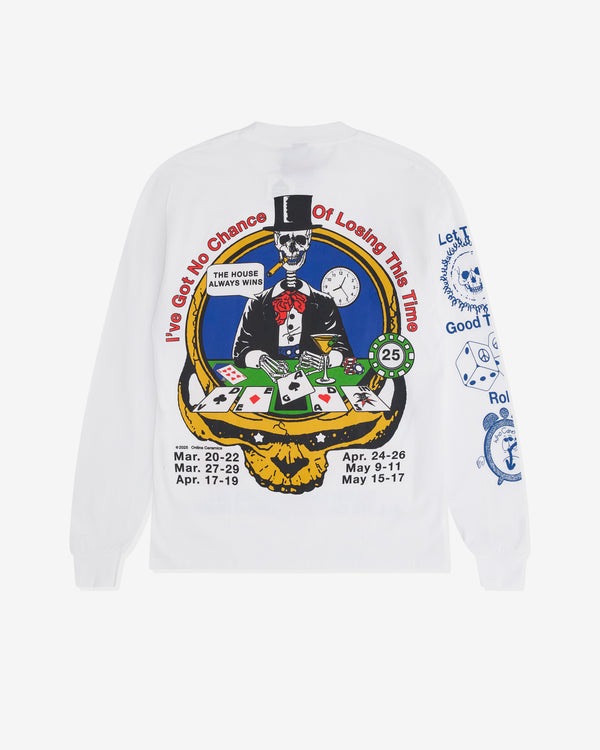 Online Ceramics - Men's Death Smiles At Us All Long Sleeves T-Shirt - (White)