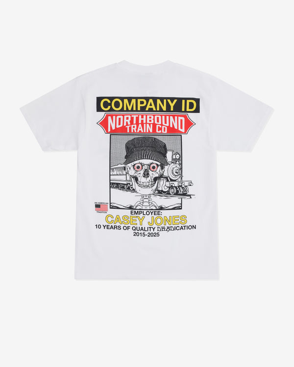 Online Ceramics - Men's Company ID T-Shirt - (White)